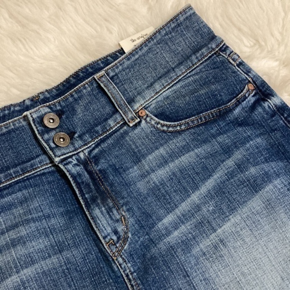 Principle Denim NWT The Carefree mid thigh jean skirt Sz32 - Picture 7 of 13